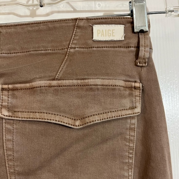 PAIGE MAYSLIE Tan Cropped Pants - Picture 3 of 11